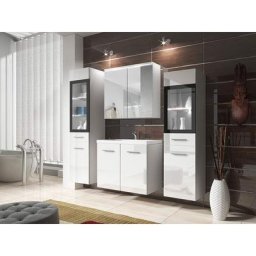 Bratex - Ensemble de meubles de salle de bain udine ii, ensemble de meubles avec lavabo inclus,