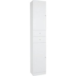 Colonne à poser baleare - 35cm - Blanc - pvc brillant - Livré en kit - Blanc
