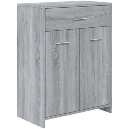 Armoire de bain Sonoma gris 60x33x80 cm Bois d'ingénierie Vidaxl Sonoma gris