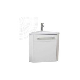 Lave-mains d'angle nino - 53cm - Blanc - Laqué - Livré en kit - Blanc