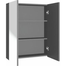 Armoire à miroir de salle de bain 60x15x75 cm mdf Anthracite Vidaxl Anthracite