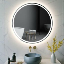 80 cm led Salle de Bain Vanity Mirror, Température de Couleur Réglable, Lumière Anti - Brouillard,