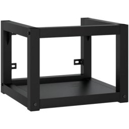 Cadre de lavabo de salle de bain mural Noir 40x38x31 cm Fer Vidaxl Black