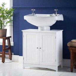 Meuble Sous Lavabo de Salle de Bain Meuble Dessous de Lavabo Meuble de Rangement sous Vasque en