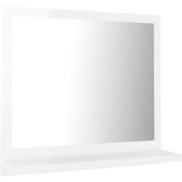 Miroir de salle de bain Blanc brillant 40x10,5x37 cm Aggloméré Vidaxl High gloss white