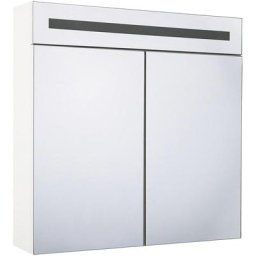 Armoire de Toilette Murale avec Miroir Lumineux led 60 x 60 cm Meuble de Rangement Pratique pour