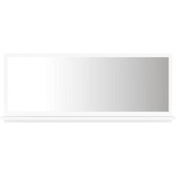 Miroir de salle de bain Blanc 90x10,5x37 cm Aggloméré Vidaxl White