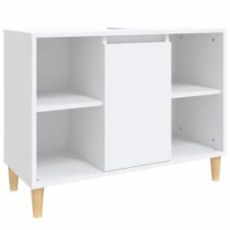 Meuble d'évier blanc 80x33x60 cm bois d'ingénierie Vidaxl White