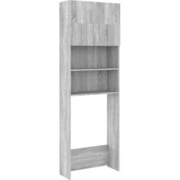 Vidaxl - Meuble pour machine à laver Sonoma gris 64x25,5x190 cm Sonoma gris