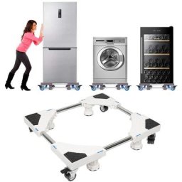 Hofuton Base de Machine à Laver, Socle Lave-Linge Roulettes, Support Pour Réfrigérateur Congélateur