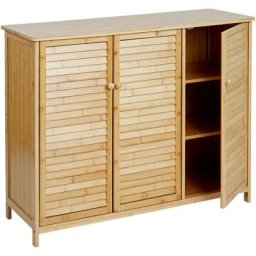 Armoire de salle de bain HHG 836, Armoire de salle de bain Étagère de salle de bain Commode, 3