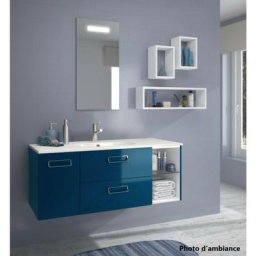 Meuble de Salle de Bain Caisson Modulable Alterna Séducta 60cm Bleu Pétrole - 3372855