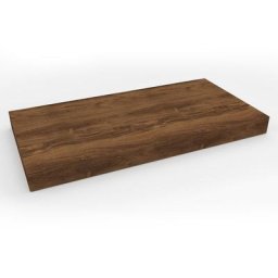 Naturel plan vasque 80x8x50 cm, chêne charleston brun foncé (DO8050DT) - Egger