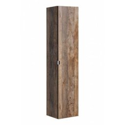 Colonne murale en bois Rosario Oak - Marron - h 160 x l 35 x p 33 cm. - Livraison gratuite - Marron