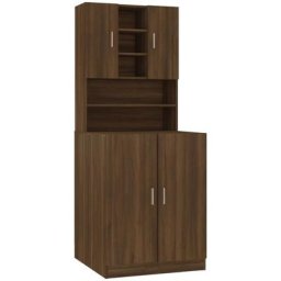 Vidaxl - Armoire de machine à laver Chêne marron Bois d'ingénierie Chêne marron