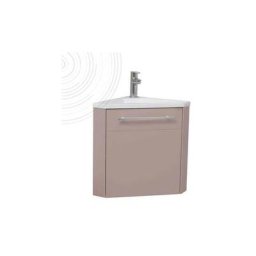 Lave-mains d'angle nino - 53cm - Taupe - Laqué - Livré en kit - Taupe