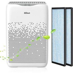 Aiibot Purificateur d’Air, Purificateurs d'Air avec 2 Filtres HEPA H13 et Charbon Actif, sans