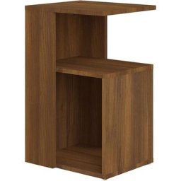 Vidaxl - Table d'appoint Chêne marron 36x30x56 cm Bois d'ingénierie Chêne marron