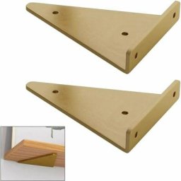 Support D'tagre en Triangle en Mtal Flottant, Equerre Etagere Mural Aveugles