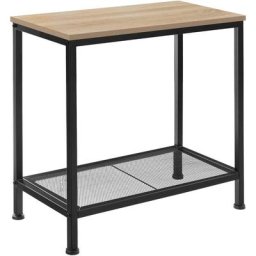 Tectake - Table d'appoint filton 60x30,5x60,5cm - Table d'appoint, console, table d'entrée - Bois
