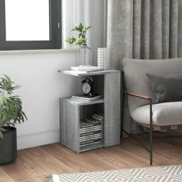 Table d'appoint Bout de canapé | Table basse Sonoma gris 36x30x56 cm Bois d'ingénierie 15358 - Gris