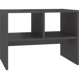 Vidaxl - Table d'appoint Gris 60x40x45 cm Aggloméré Gris