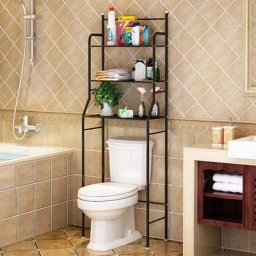 Conomiseur d'espace de Étagère Dessus Toilettes, Salle de Bains étagère, au-Dessus de l'étagère de