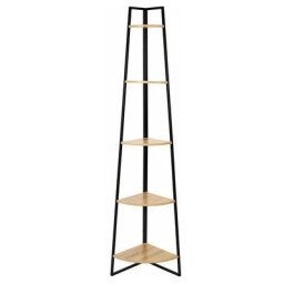 Etagere Angle 5 Niveaux Bois Et Metal