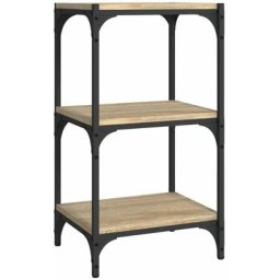 Bibliothèque Chêne Sonoma 40x33x70,5 cm Bois d'ingénierie acier Vidaxl Chêne sonoma
