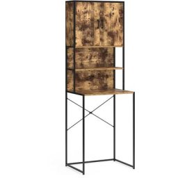 Meuble lave-linge ""Fyrk 64cm bois antique/noir Vicco