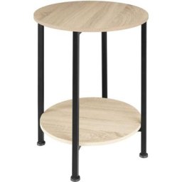 Tectake - Table d'appoint ballina 45x64cm - Table d'appoint de style industriel, table basse, table