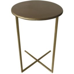 Table d'appoint Xavi 35x60 cm Doré Lesli Living Gold