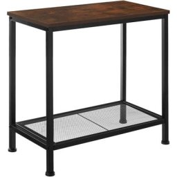 Tectake - Table d'appoint filton 60x30,5x60,5cm - Table d'appoint, console, table d'entrée - bois
