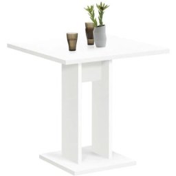 Table de salle à manger 70 cm Blanc FMD White