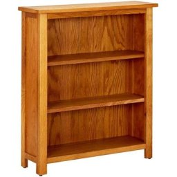 Vidaxl - Bibliothèque à 3 étagères 70 x 22,5 x 82cm Bois de chêne massif n/a