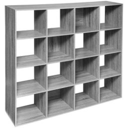 Tagère 16 cases Mix n Modul effet chêne gris - 5 five simply smart - Effet chene gris