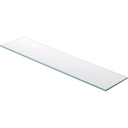 Étagère en verre transparente Mesures 6006150mm Épaisseur de l&aposétagère : 6 mm 1 unité - talla