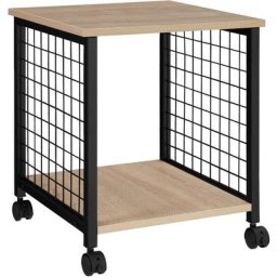 Table d'appoint Gary 40x40x48cm - Table d'appoint de style industriel, table de chevet, table de