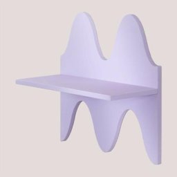 Tagère Murale Gilena en mdf Sklum Violet Lavande - Violet Lavande