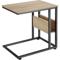 Tectake - Table d'appoint wigan 55x36,5x60cm - Table d'appoint de style industriel, table basse,