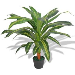 Plante artificielle avec pot Dracaena 90 cm Vert vidaXL - Vert