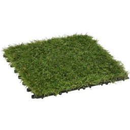 Vidaxl - Carreaux de gazon artificiel 11 pcs Vert 30x30 cm n/a