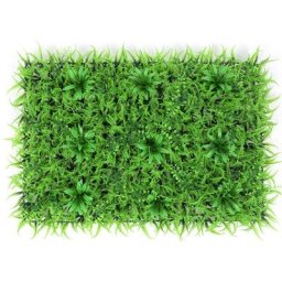 Mur floral artificiel en plastique, 40 cm x 60 cm, fausses plantes, moquette pour l&39extérieur,