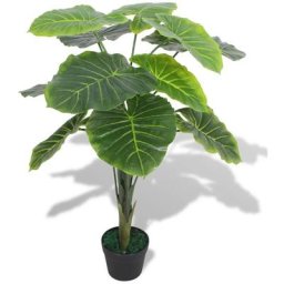 Plante artificielle avec pot Taro 85 cm Vert Vidaxl Green
