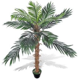 Cocotier artificiel avec pot 140 cm