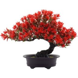 Artificielle Bonsaï Arbre Faux Plante Décoration en Pot-Artificielle Maison Plantes-Pin Bonsaï