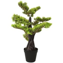 Bonsaï de cyprès artificiel avec pot 60 cm Vert Vidaxl Vert