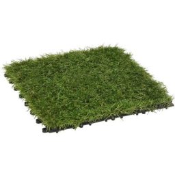 Carreaux de gazon artificiel 22 pcs Vert 30x30 cm Vidaxl n/a