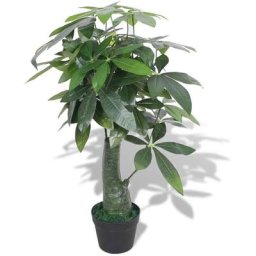 Arbre de la fortune artificiel avec pot 85 cm Vert Vidaxl Vert