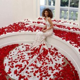 4000 Pièces Pétales de Rouges Artificiels, Saint Valentin Decoration Pétales de Rose Petale Rouge